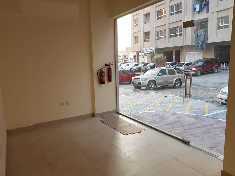One of the Best Locations for Shop in Al Nuaimia, Ajman. Corner road location. No commission.