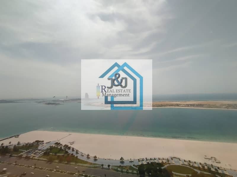Stylish 5 Bedroom with maid room and Study room Full Sea view Apartment very big balcony Corniche Area