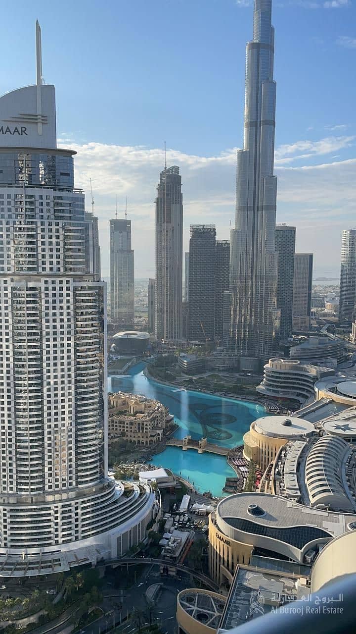 Exclusive Listing Full Fountain & Burj Khalifa View 2BR Type-2  35th Floor