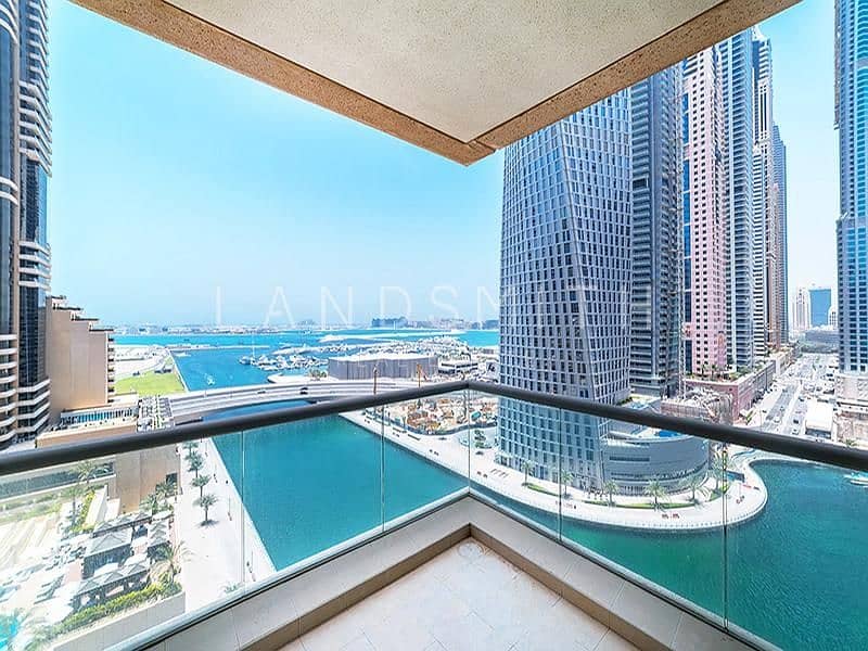 Panoramic Sea and Marina view 2BR Apt in Iris Blue