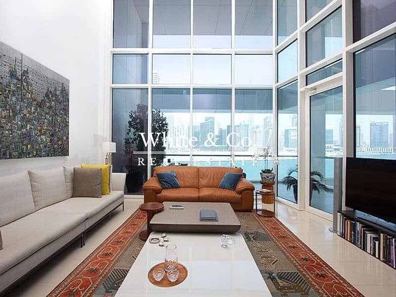 Large Duplex | Stunning Waterfront & Burj Views