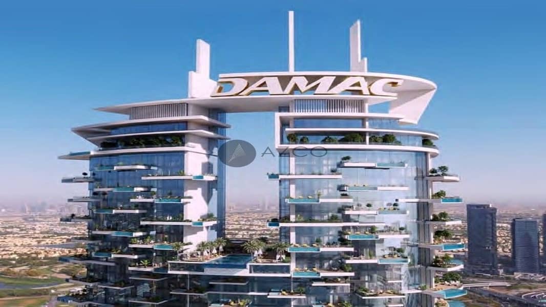 位于迪拜码头，卡瓦利大厦 3 卧室的顶楼公寓 13884000 AED - 5662197