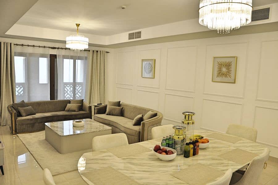 Seafront furnished apartment at Balqis