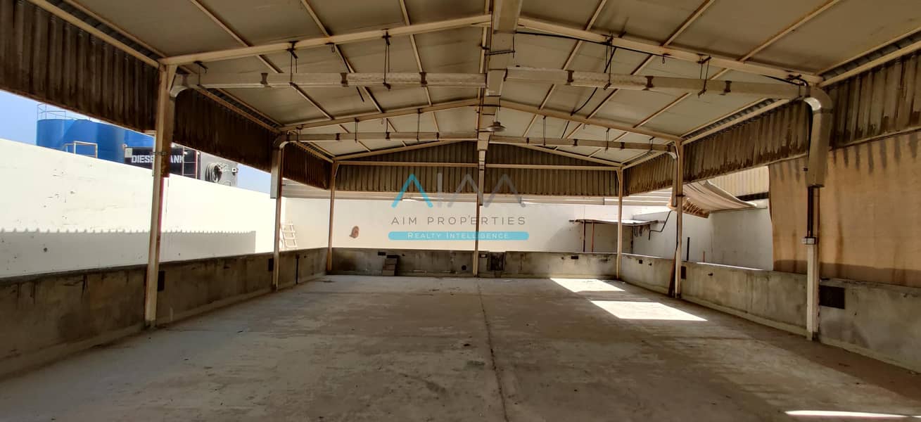 20000 sq. ft. space | 2 Sheds | Good Power | Rooms Made | Separate Gates | Al Saja | Sharjah