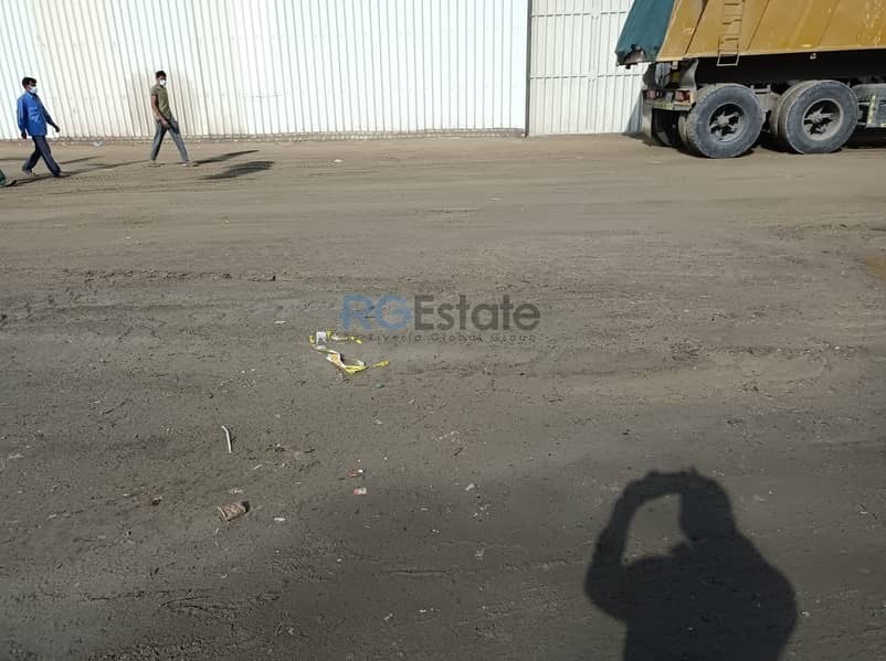 20,000 sq,ft Commercial land Available for Lease in Al Quoz only for storage