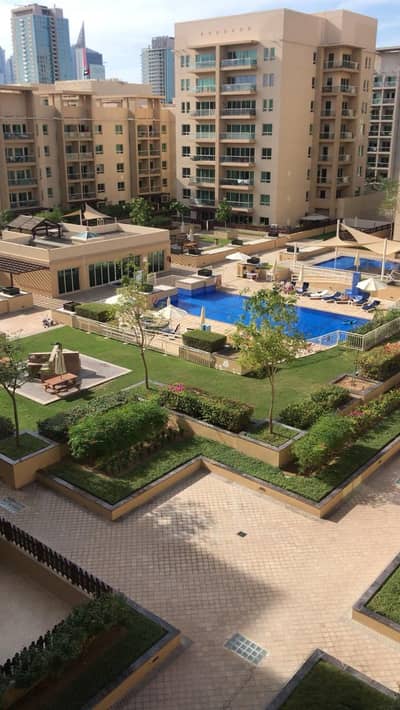 1 Bedroom Apartment for Rent in The Greens, Dubai - Pool View ! 1BH ! Ghozlan 3 ! Well Furnished