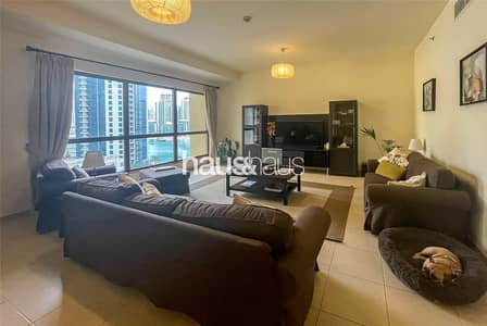 3 Bedroom Flat for Sale in Jumeirah Beach Residence (JBR), Dubai - Vacant On Transfer | Marina View | Great Condition