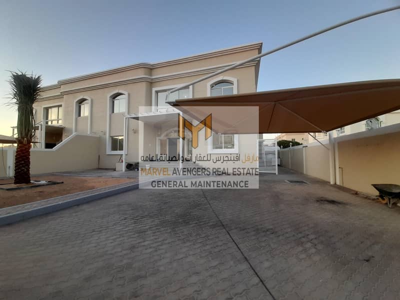 Hot offer 4 MBR villa W/ Back yard and clean  for rent MBZ city
