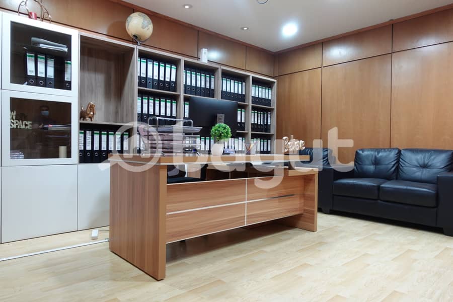 DESK SPACE WITH SUSTAINABILITY CONTRACT | AED 7000 YEARLY | FREE DEWA | DED APPROVED | NO COMMISSION