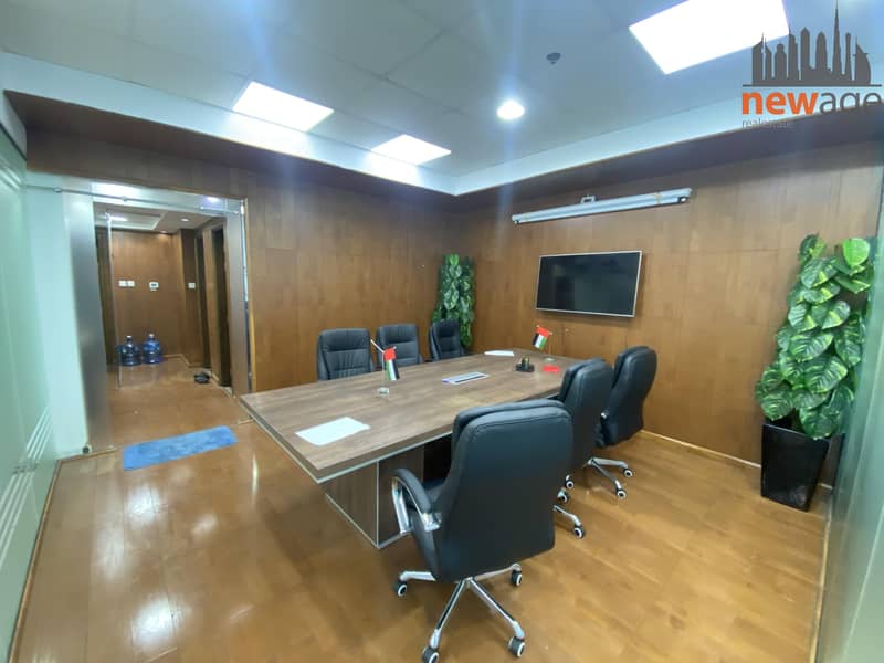 FURNISHED OFFICE CLOSE TO METRO WITH PARTITION