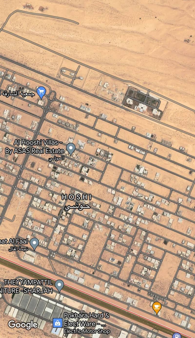 For sale residential lands in Al Hoshi area, Sharjah