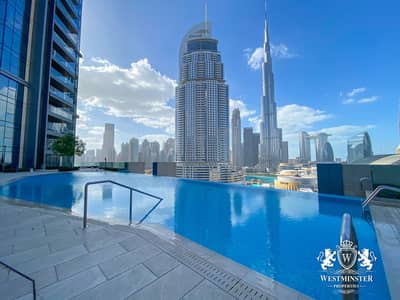 3 Bedroom Apartment for Rent in Downtown Dubai, Dubai - High End Interior Three BR Apt+Maidsroom | Boulevard Point