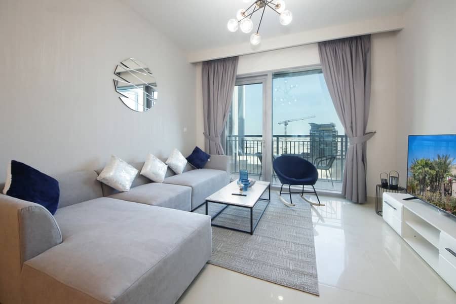 位于迪拜溪港，海港景观公寓大楼，海港景观1号大楼 1 卧室的公寓 12000 AED - 5556856