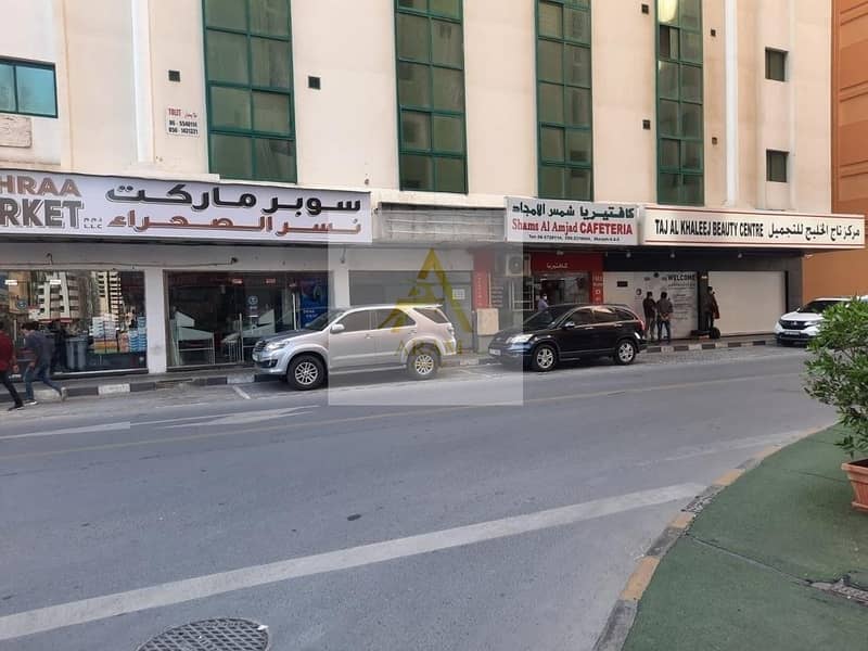 Spacious Shop in Al Qasimiyah @ 52k No Commission
