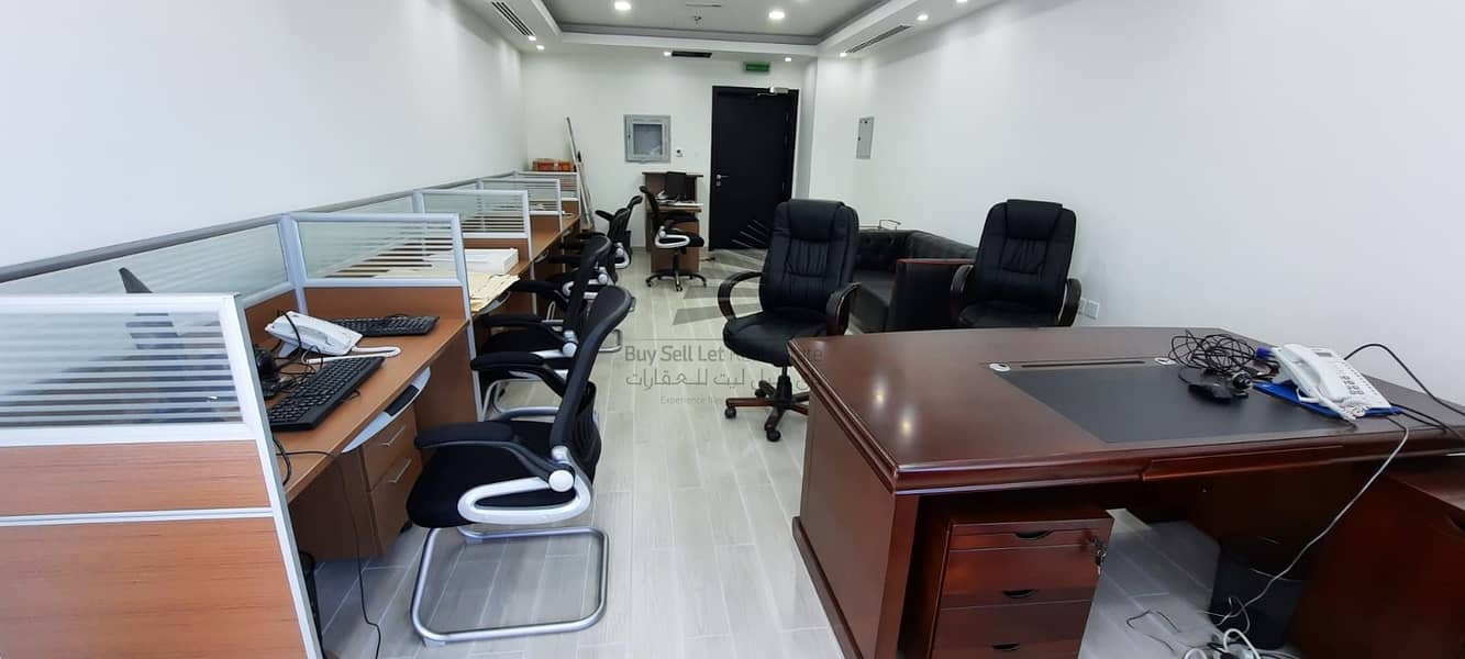 CHILLER FREE FITTED UNFURNISHED OFFICE FOR RENT IN TAMANI ARTS BUSINESS BAY