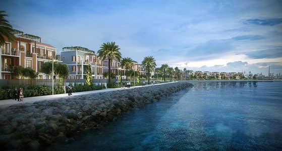 5 Bedroom Townhouse for Sale in Jumeirah, Dubai - Two 5BR Full Sea View Villas Next to each other for sale in Sur La Mer.