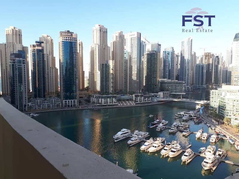 Spacious 2BR | Marina Yacht and Water View |DMCC