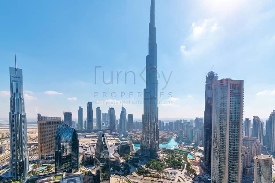Full Burj Khalifa & Fountain View | Vacant | 5 bedroom + Maids