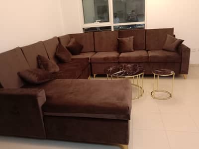 1 Bedroom Flat for Rent in Al Nuaimiya, Ajman - BRAND NEW FURNITURE FULLY FURNISHED PLACE VIEW ONE BEDROOM 3800 AED WITH WI-FI , PARKING AND ALL BILLS