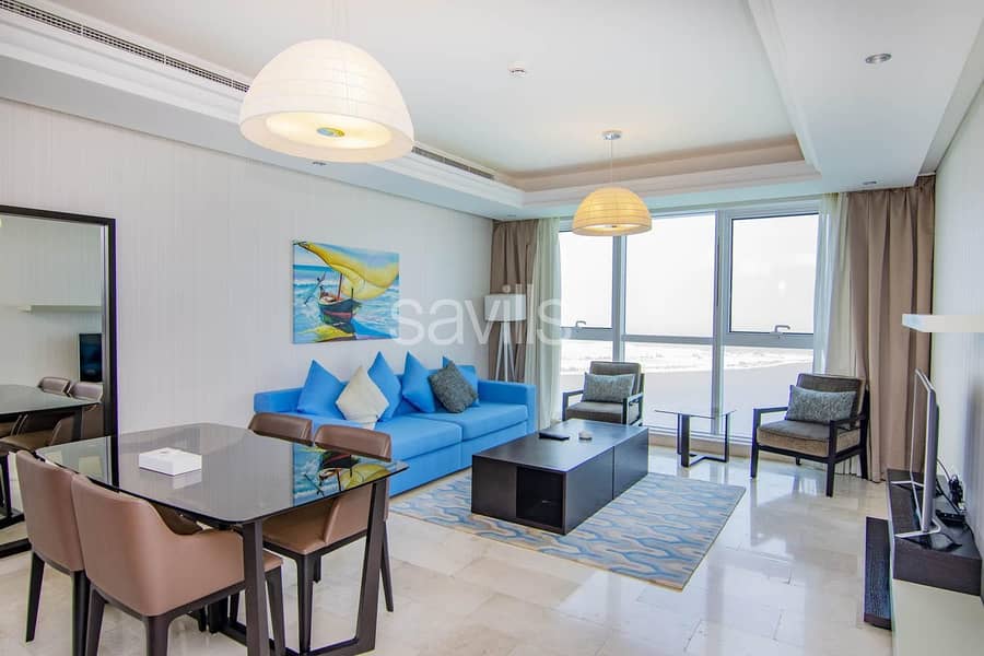 Fully Furnished 2 Bedroom in Corniche | Full Sea View