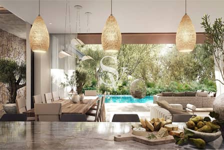 6 Bedroom Villa for Sale in Tilal Al Ghaf, Dubai - Ultra Lux Beachfront Mansion | Roof Lounge