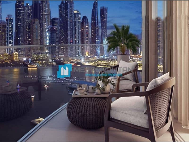 位于迪拜港，艾玛尔海滨社区，皇宫海滩公寓 1 卧室的公寓 1900000 AED - 5448194