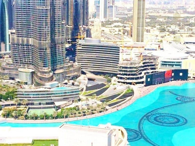 Penthouse level Fountain Burj Khalifa view