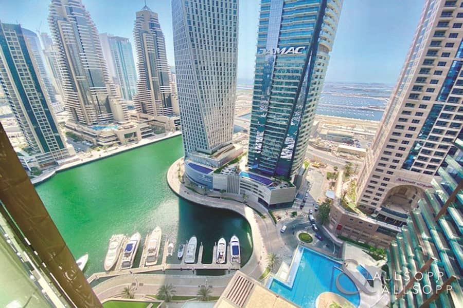 位于迪拜码头，滨海之门，滨海之门2号 1 卧室的公寓 1890000 AED - 5692447