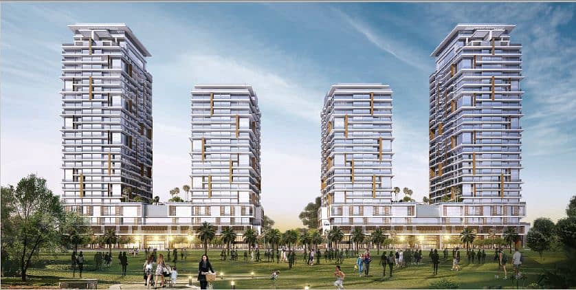 位于迪拜湾，基法夫街区，公园之门公寓 4 卧室的顶楼公寓 15000000 AED - 5670058