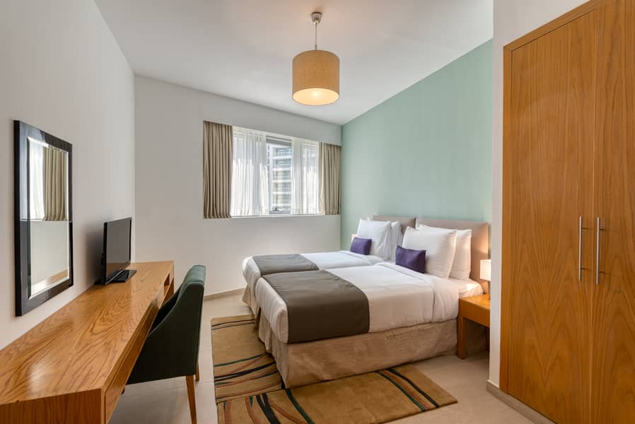 Flash Sale Promo! Spacious One Bedroom  Hotel Apartment with Cleaning Services