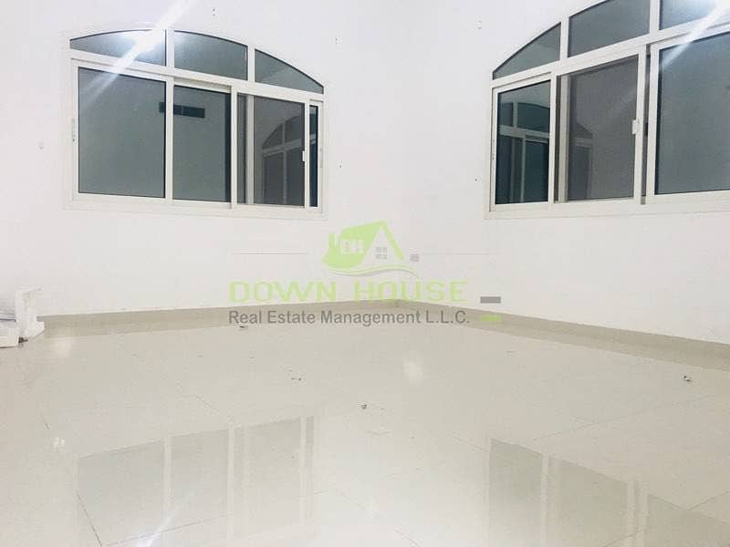 HUGE NEAT TWO BEDROOM HALL WITH BALCONY IN KHALIFA CITY A .