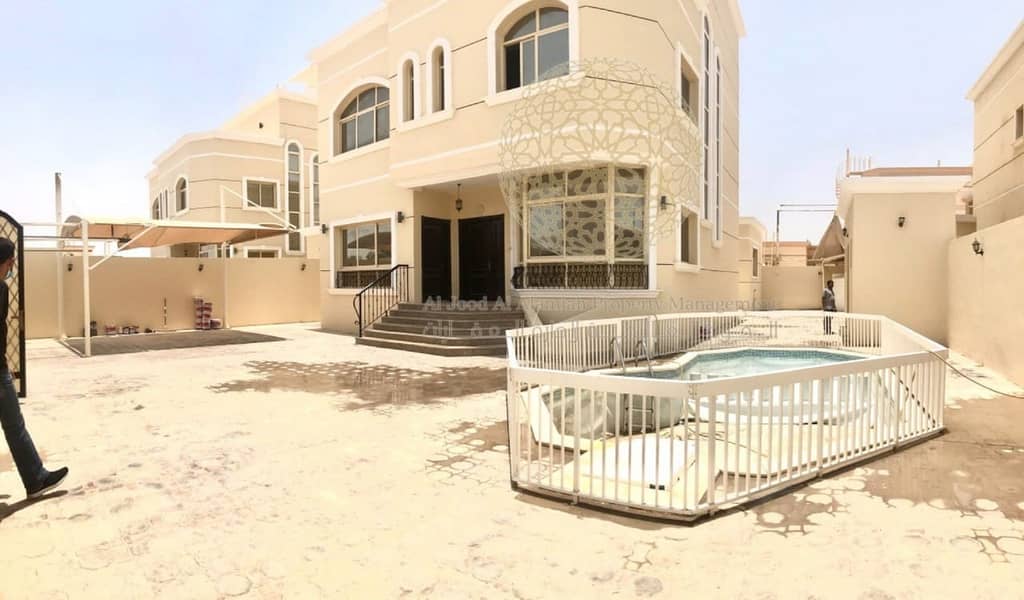 FANTASTIC 4 BEDROOM INDEPENDENT VILLA WITH SWIMMING POOL IN MOHAMMED BIN ZAYED  CITY FOR RENT