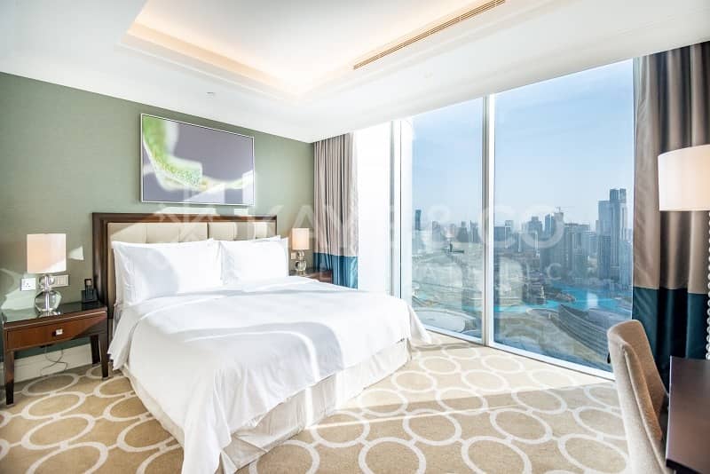 Fully Furnished | Burj and Fountain View |Balcony