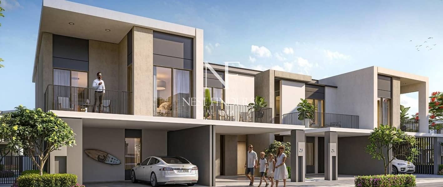 4 BED/6 BATH SEMI DETACHED TOWNHOUSE IN AURA/TILAL AL GHAF/ OFF PLAN/ AUG 2024 COMPLETION