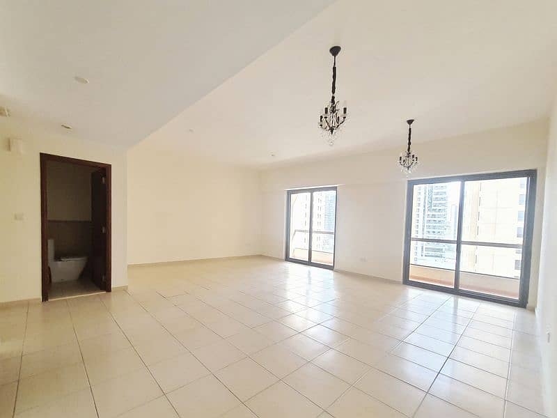 Well maintained |Huge balcony |Marina & park view|
