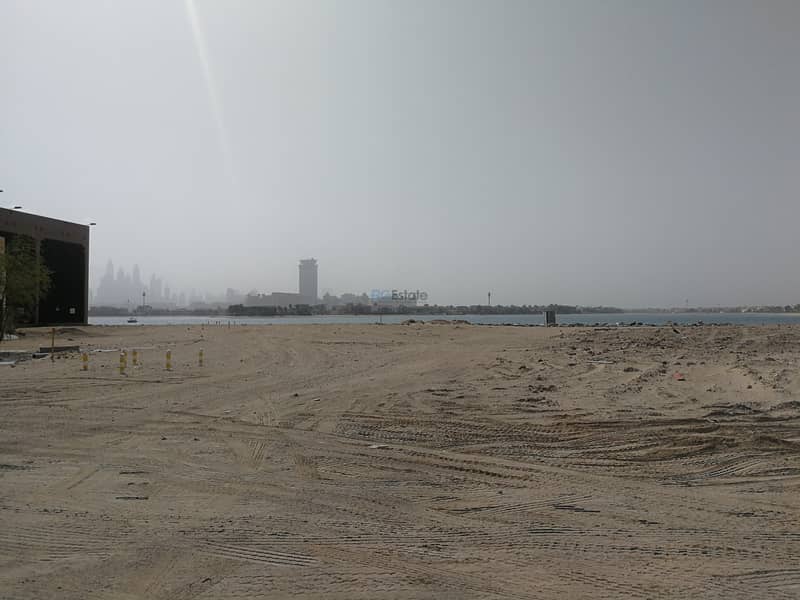 Mixed use Plot Freehold Road On Cresent  Burj Al Arab view Direct Beach Access Idea for Hotel or  Serviced Apt