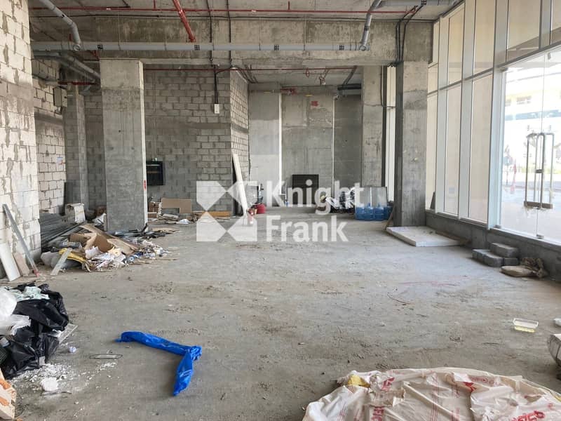 3 Shell & Core Retail Space in Shams District