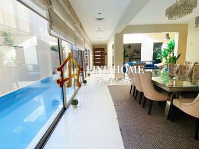 5 Bedroom Villa for Sale in Al Raha Gardens, Abu Dhabi - Move Now To Villa I Prime Location I pool I Garden