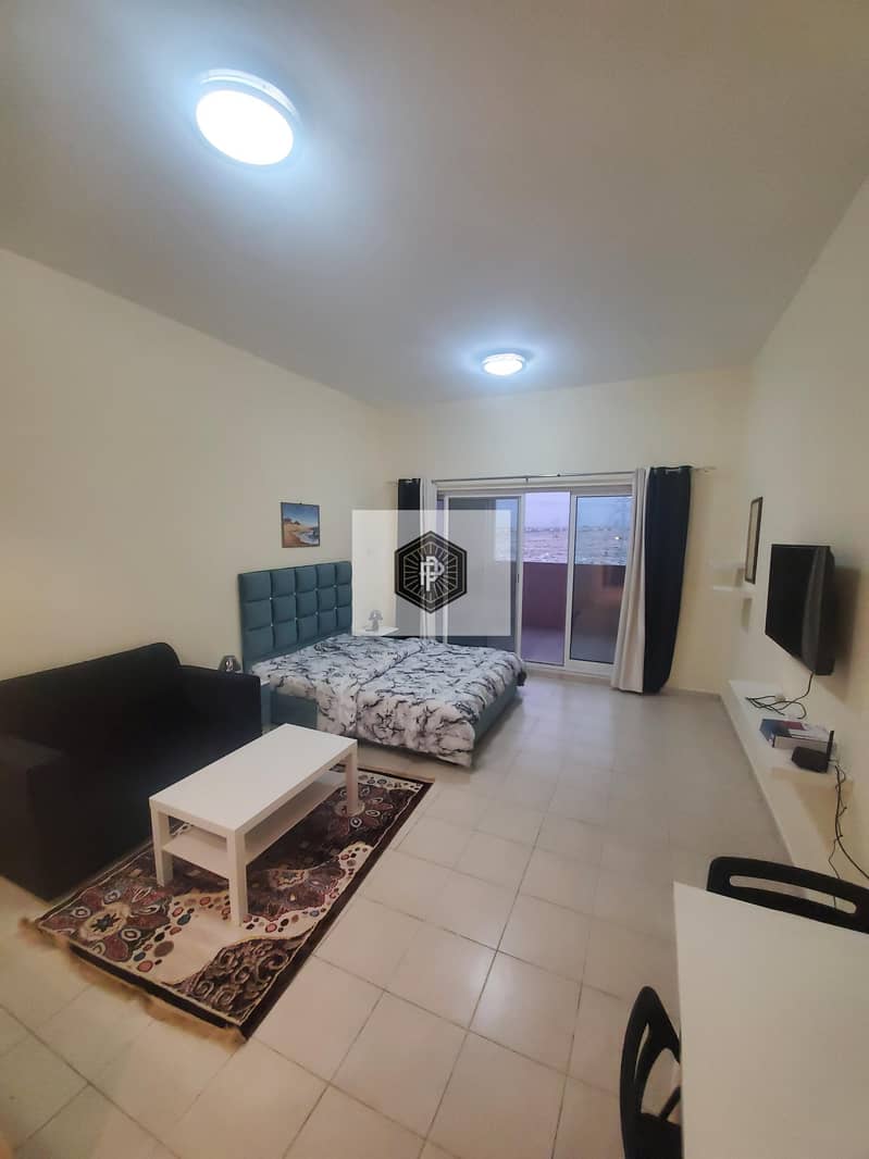Newly furnished big apartment with close kitchen and large balcony