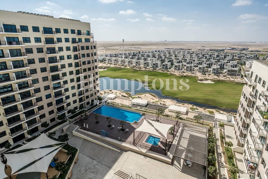 位于迪拜南部街区，艾玛尔南区，高尔夫景观高层豪华住宅 2 卧室的公寓 795000 AED - 5658889