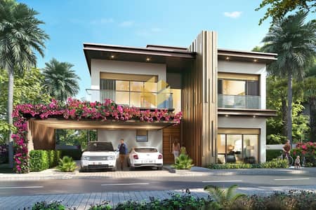 6 Bedroom Villa for Sale in Damac Lagoons, Dubai - Independent luxurious Villa  | 3 Years Payment Plan | Privet Lagoon Beach | Nice Art Design