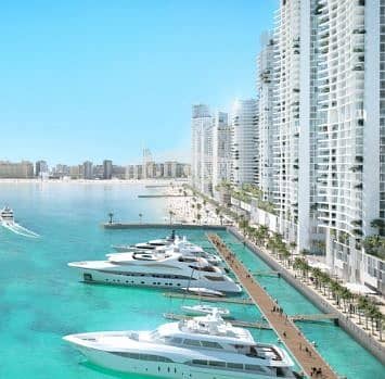 位于迪拜港，艾玛尔海滨社区，海滩岛公寓 1 卧室的公寓 1642888 AED - 4491792
