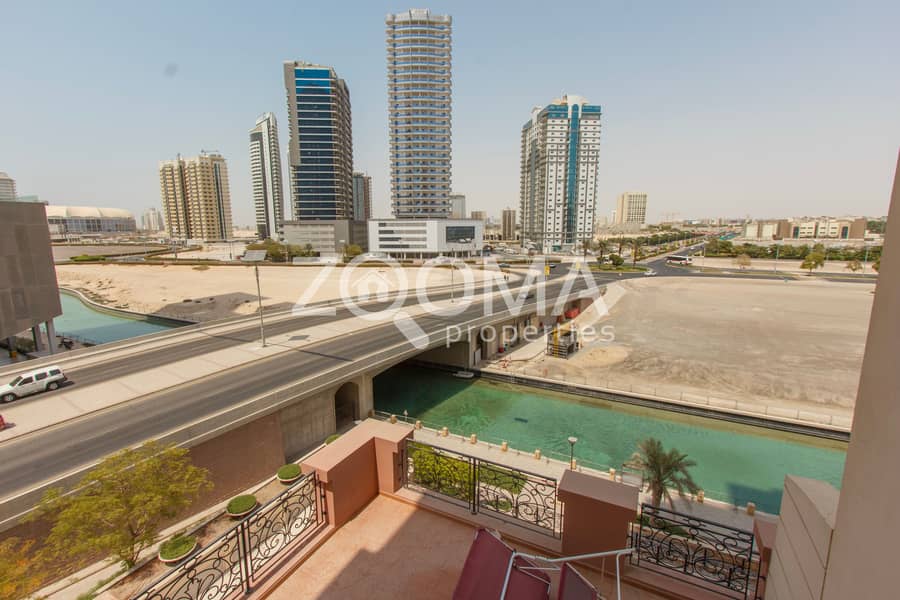 شقة في طراز فينيسيا،مساكن القناه المائية غرب،مدينة دبي الرياضية 1 غرفة 550000 درهم - 5705685