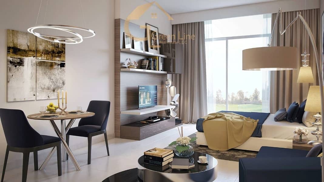 Fully Furnished! Affordable Brand New Studio Apartment in Damac Hills! 2 Service Charges Waiver