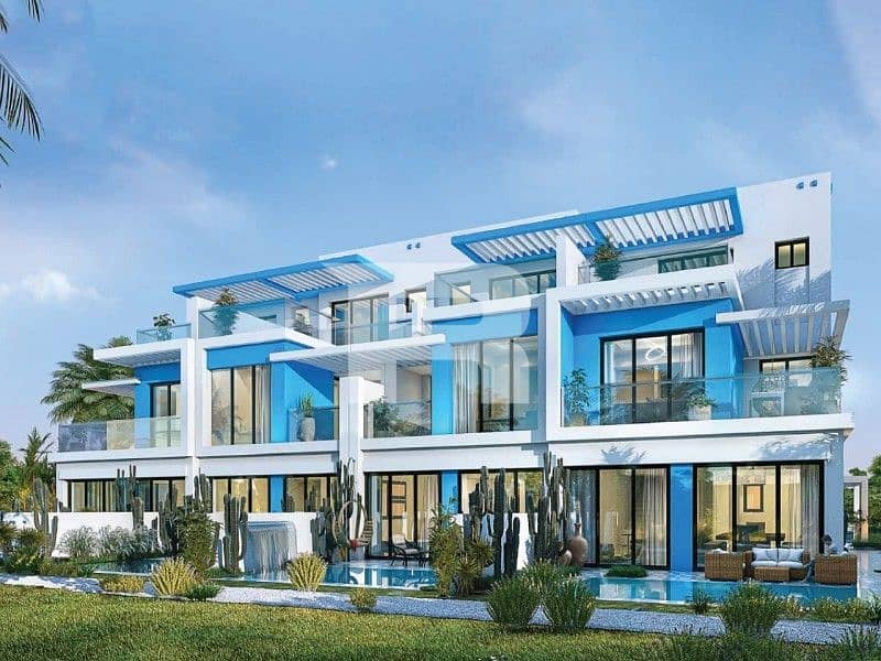 位于大马士革湖住宅，尼斯别墅 4 卧室的别墅 1706000 AED - 5633214