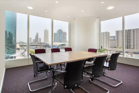 Office for Rent in Sheikh Zayed Road, Dubai - Move into ready-to-use open plan office space for 10 persons in DUBAI, Nassima Tower