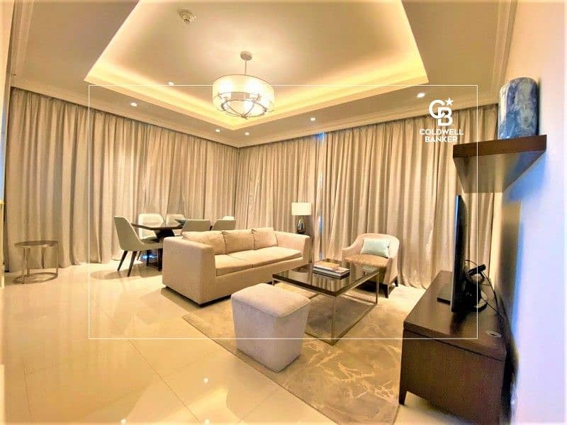 VACANT|FULLY FURNISHED|BURJ KHALIFA AND FOUNTAIN VIEW
