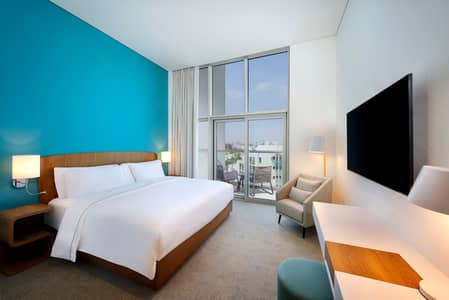 1 Bedroom Flat for Rent in Al Garhoud, Dubai - One Bedroom Suite King Bedroom