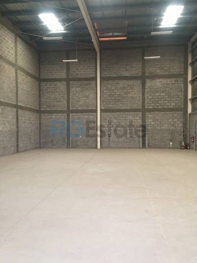 Warehouse for Rent in Jebel Ali, Dubai - 3200 sqft Compound Warehouse 15 kW power Insulated