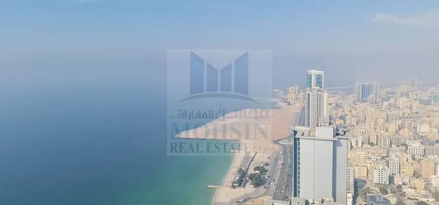 1 Bedroom Apartment for Sale in Corniche Ajman, Ajman - Mohsin Big Size 1 BHK For Sale In Corniche Tower Full Sea View